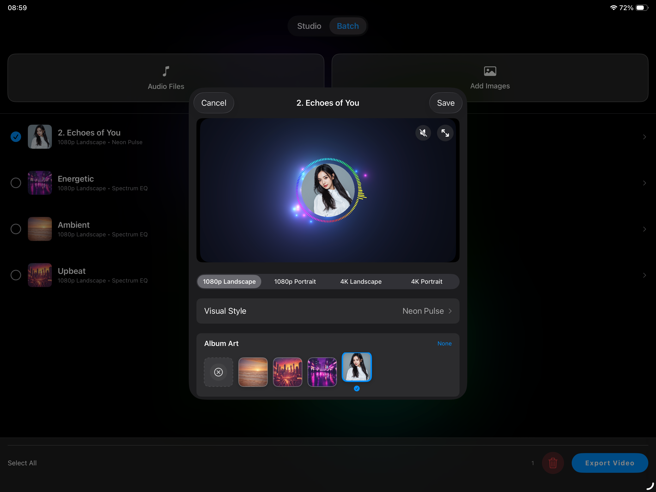 Lumi · Music Visualizer screenshot 11