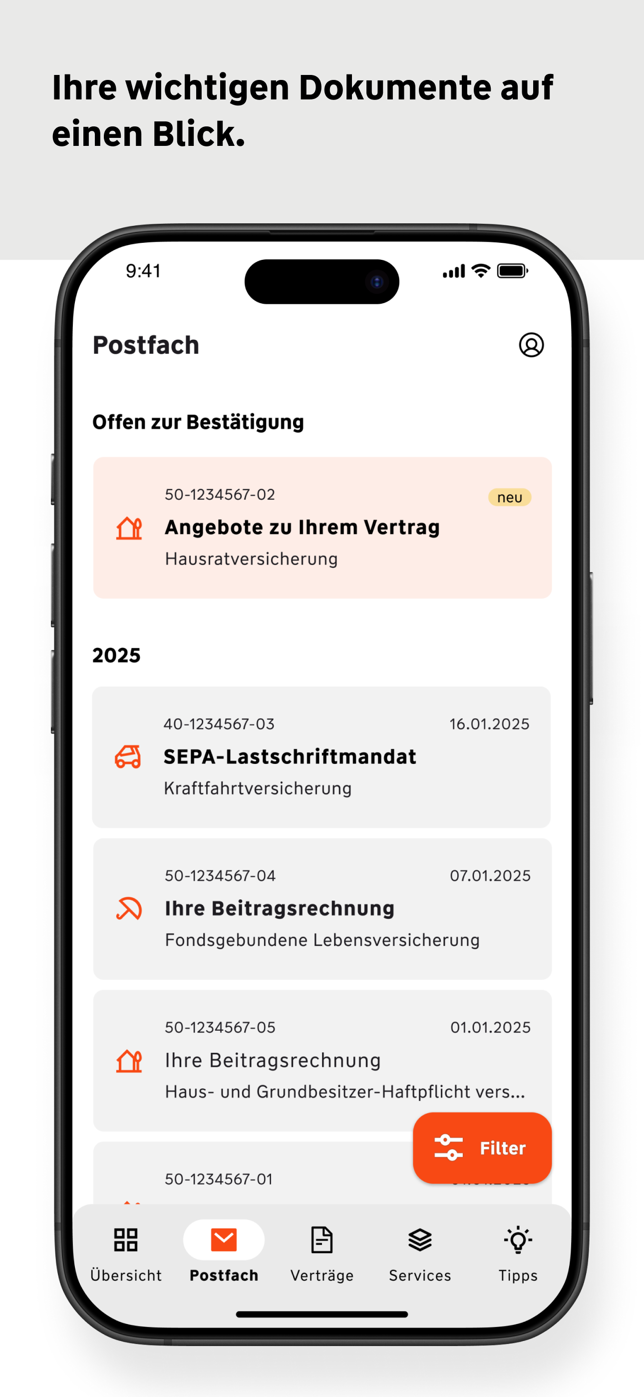 W&W Kundenportal screenshot 3
