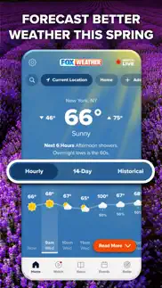 fox weather: daily forecasts iphone screenshot 1