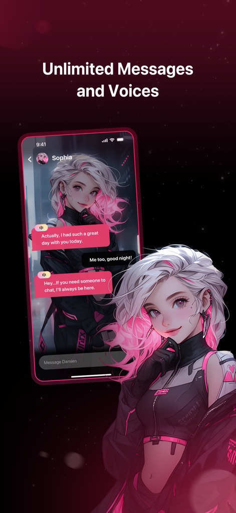 SoulTalk: AI Friends Chat - This tool enables expressive conversations featuring unlimited text messages and integrated voice chat functionality, allowing for richer interactions with AI companions.