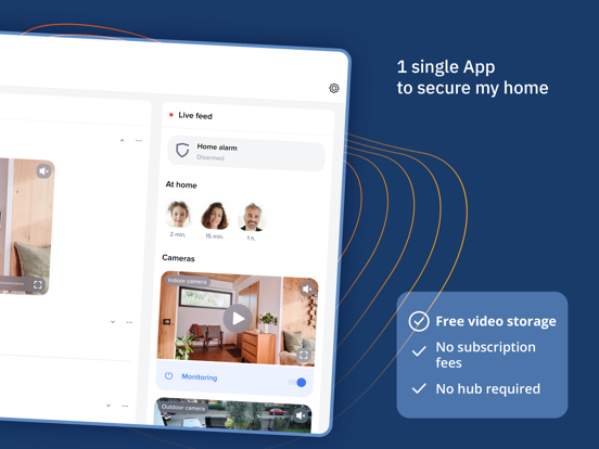 Home + Security iPad screenshot 2 - Lifestyle app