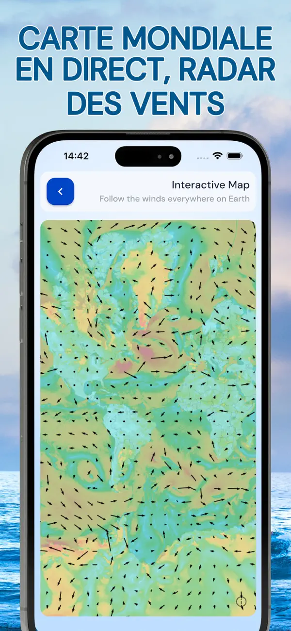 Screenshot #2 pour Radar à vent - Anémomètre