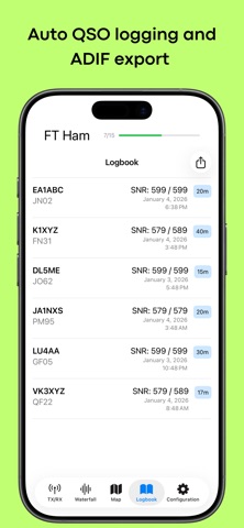 FT Ham – FT8/FT4 transceiver screenshot