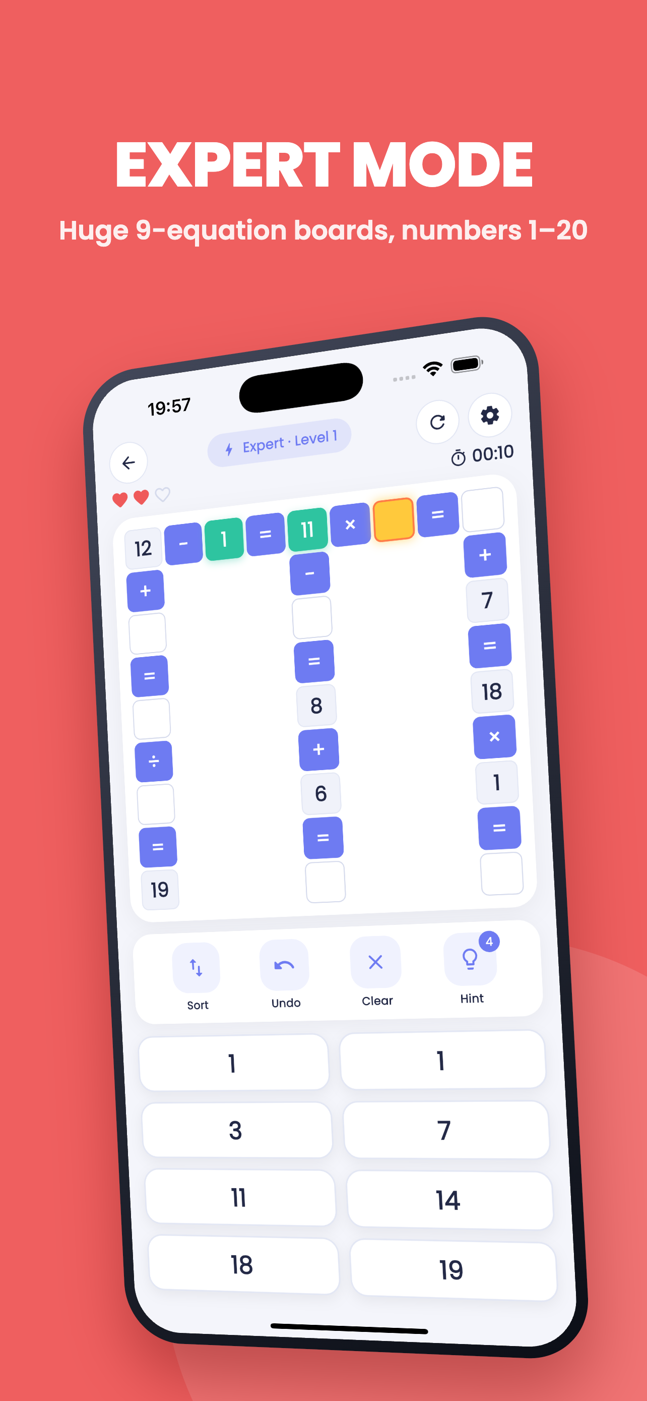 Numbro: Math Cross Puzzle screenshot 6
