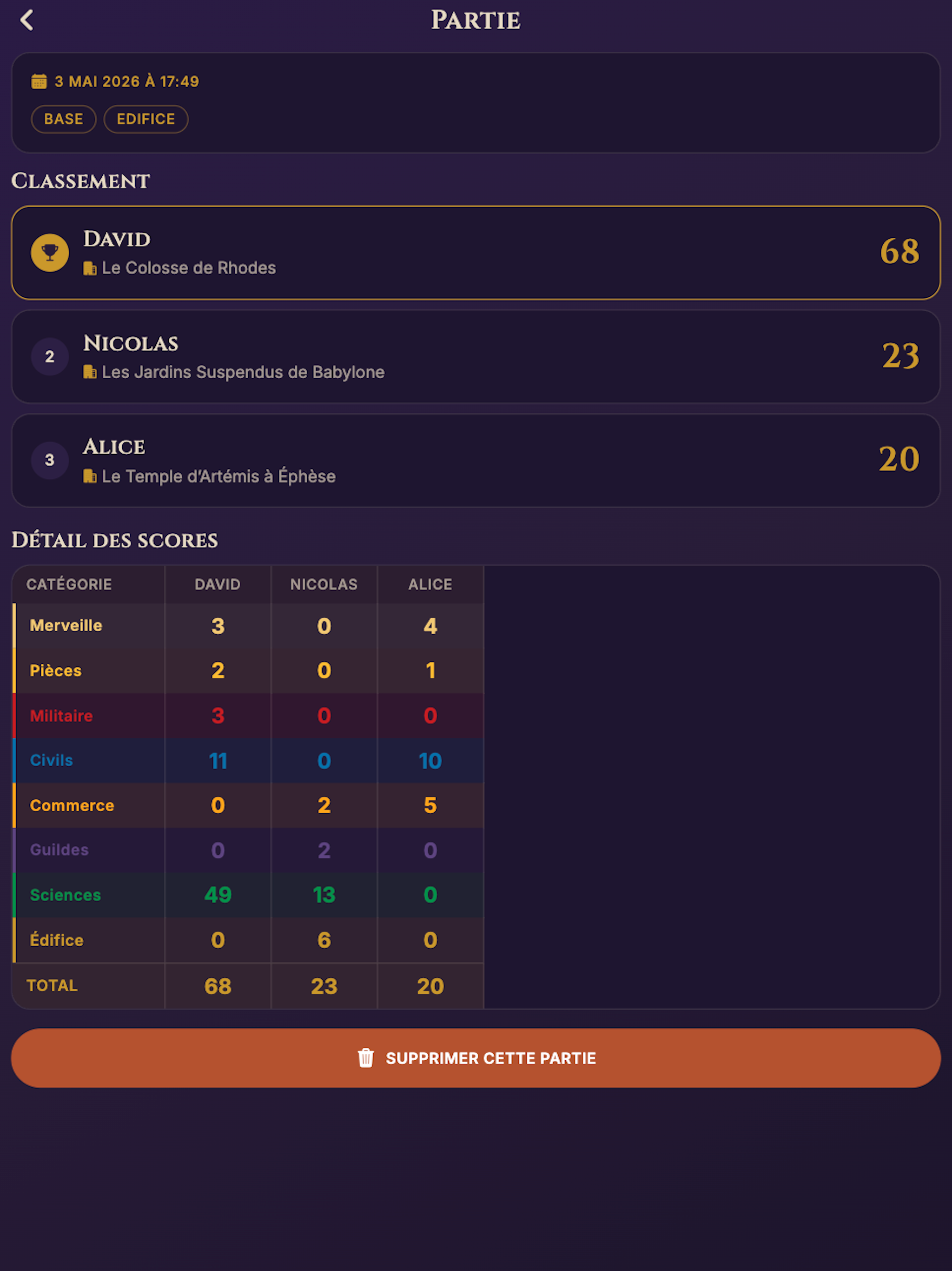 7 Wonders Assistant