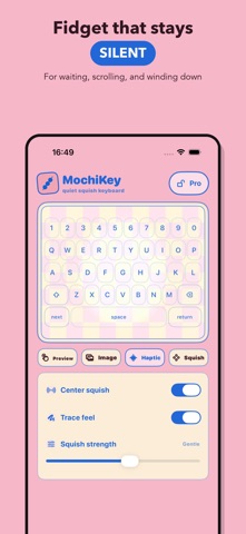 Mochi Keys: Squishy Toy Pad iPhone screenshot
