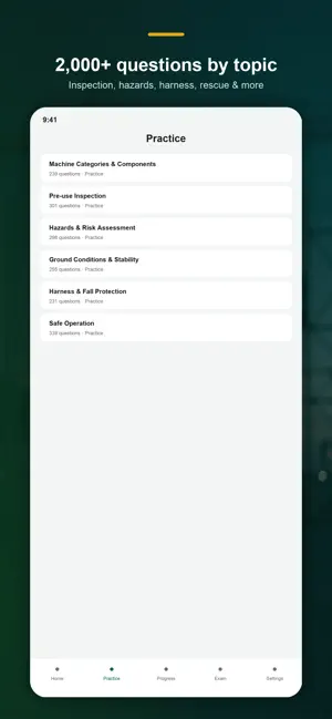 IPAF Powered Access Prep screenshot 4
