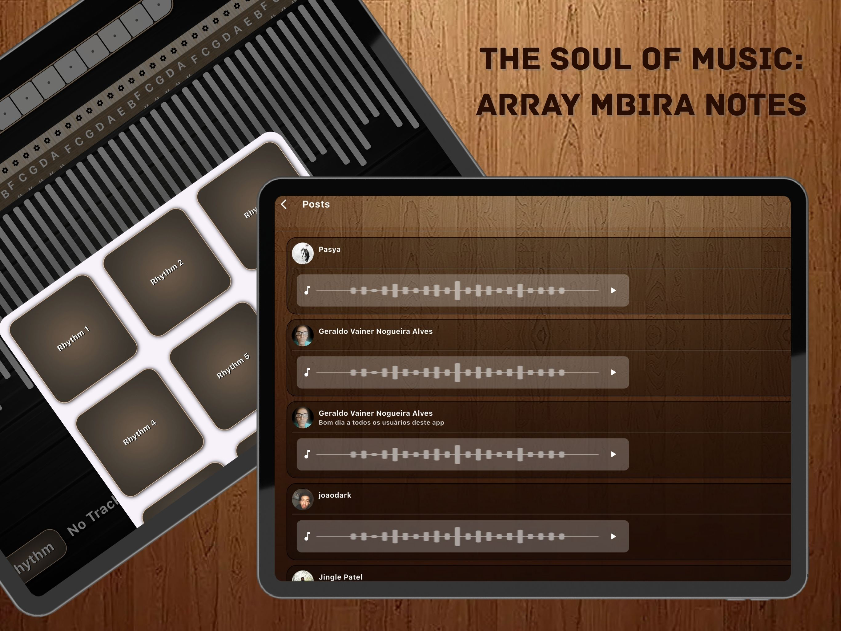 Array Mbira Instrument