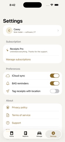 Receipts: AU Tax Scanner screenshot 4