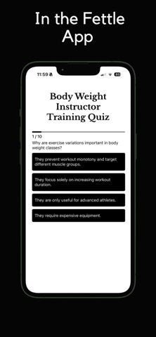 Fettle Fitness Education screenshot