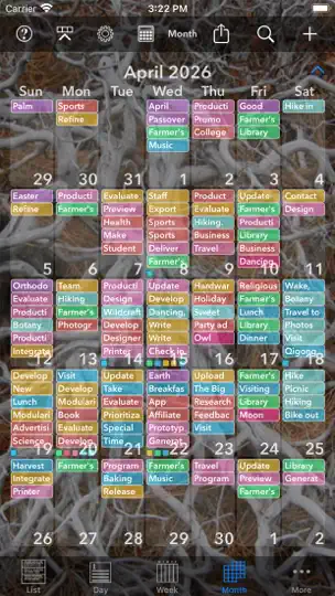 Скриншот Perspectiva: Calendars, Charts на iPhone 4