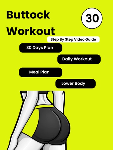 Buttocks Workout - Hips & Butt iPad screenshot