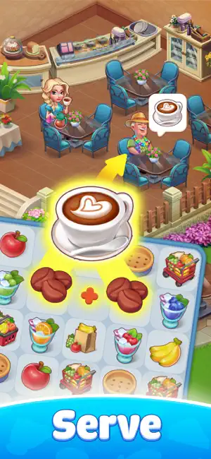 Diner Story: Merge Cook Decor screenshot 3