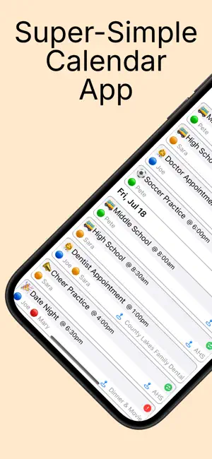 Super-Simple Calendar screenshot 1