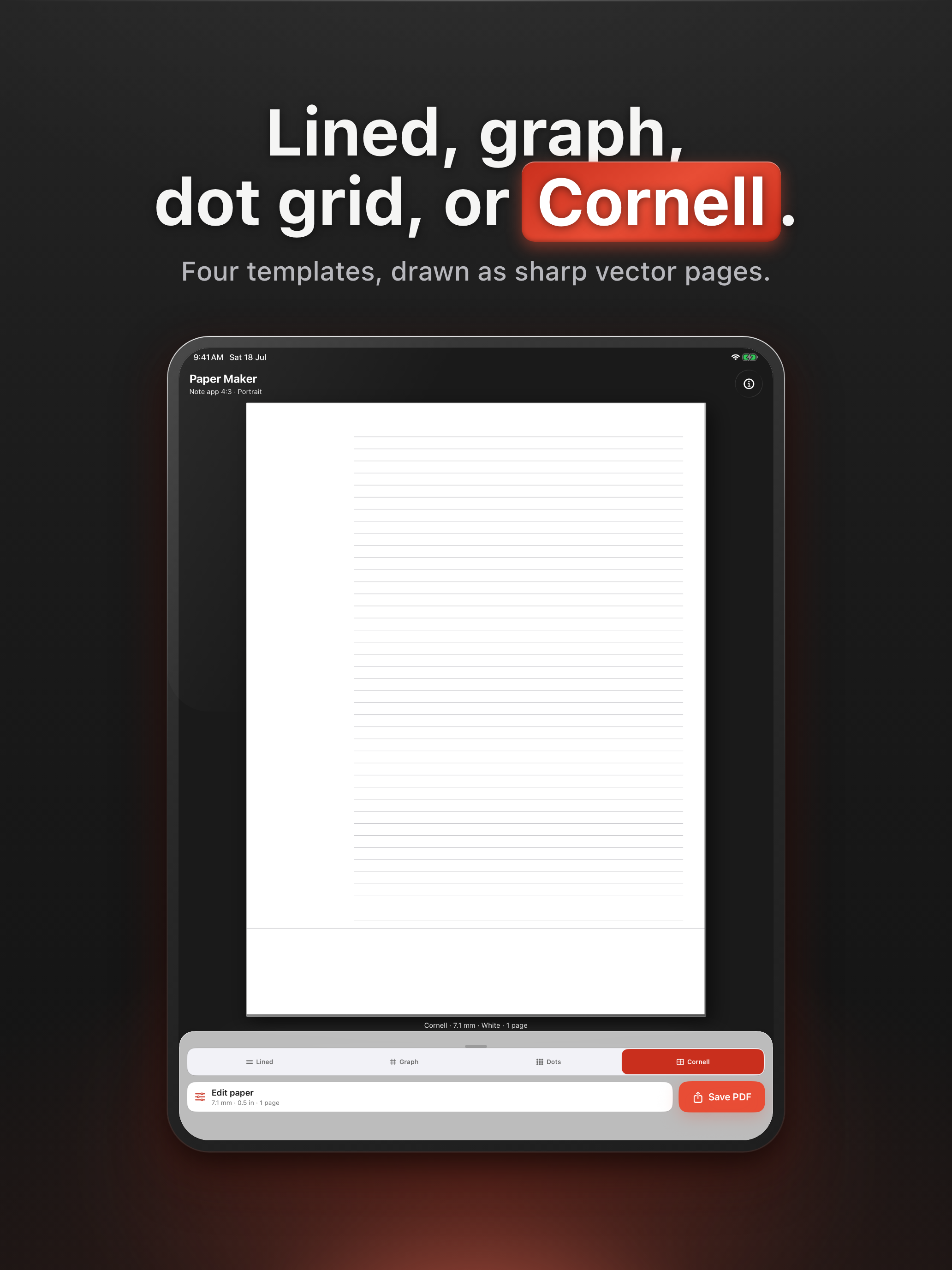 Paper Maker: Note Templates screenshot 7