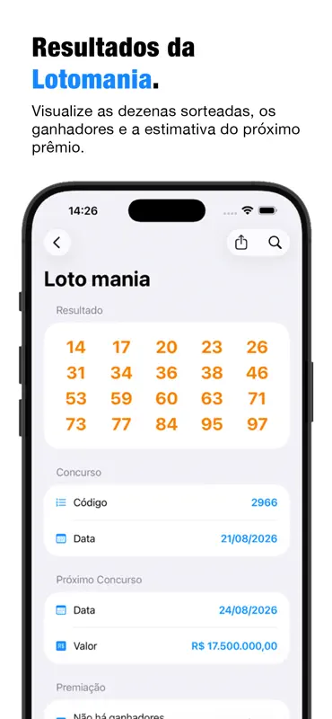 Loterias Brasil: Resultados screenshot 2 of 9