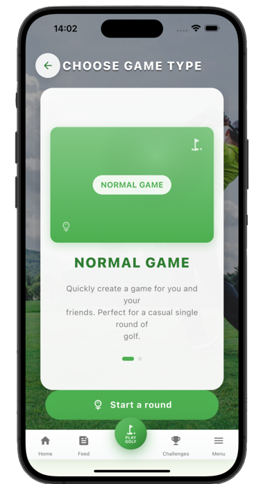 The Golf Challenge App screenshot