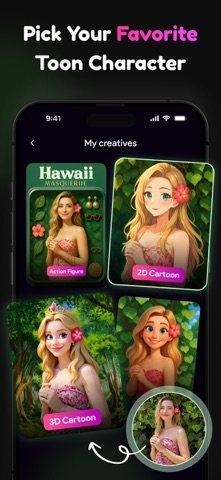 Cartoon Me: AI Cartoon Editor screenshot