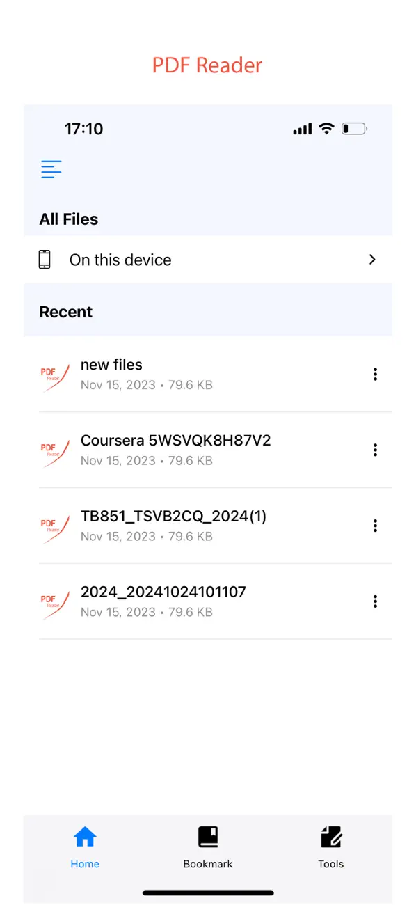 Screenshot #1 pour PDF Viewer - Fast & Intuitive