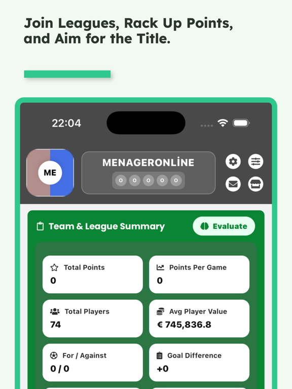 MenagerOnline: Football iPad screenshot