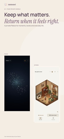 Memonori: Private Mind Palace screenshot 1