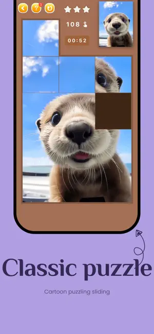 Toon Slide Puzzle AI Art screenshot 2