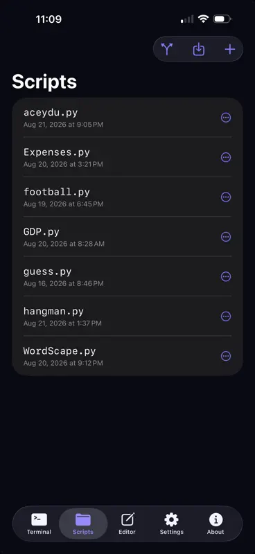 Vesper Python REPL & Editor screenshot 7 of 10