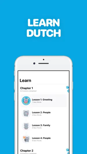 Learn Dutch - LingoCat screenshot 1