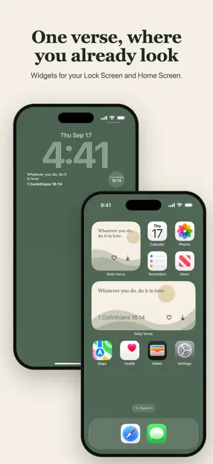 Daily Verse — Bible Widget screenshot 1