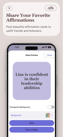 Affy - Personal Affirmations screenshot