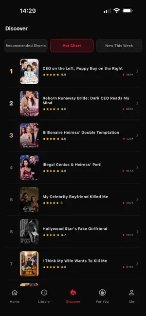 StarReelTV iPhone screenshot 3