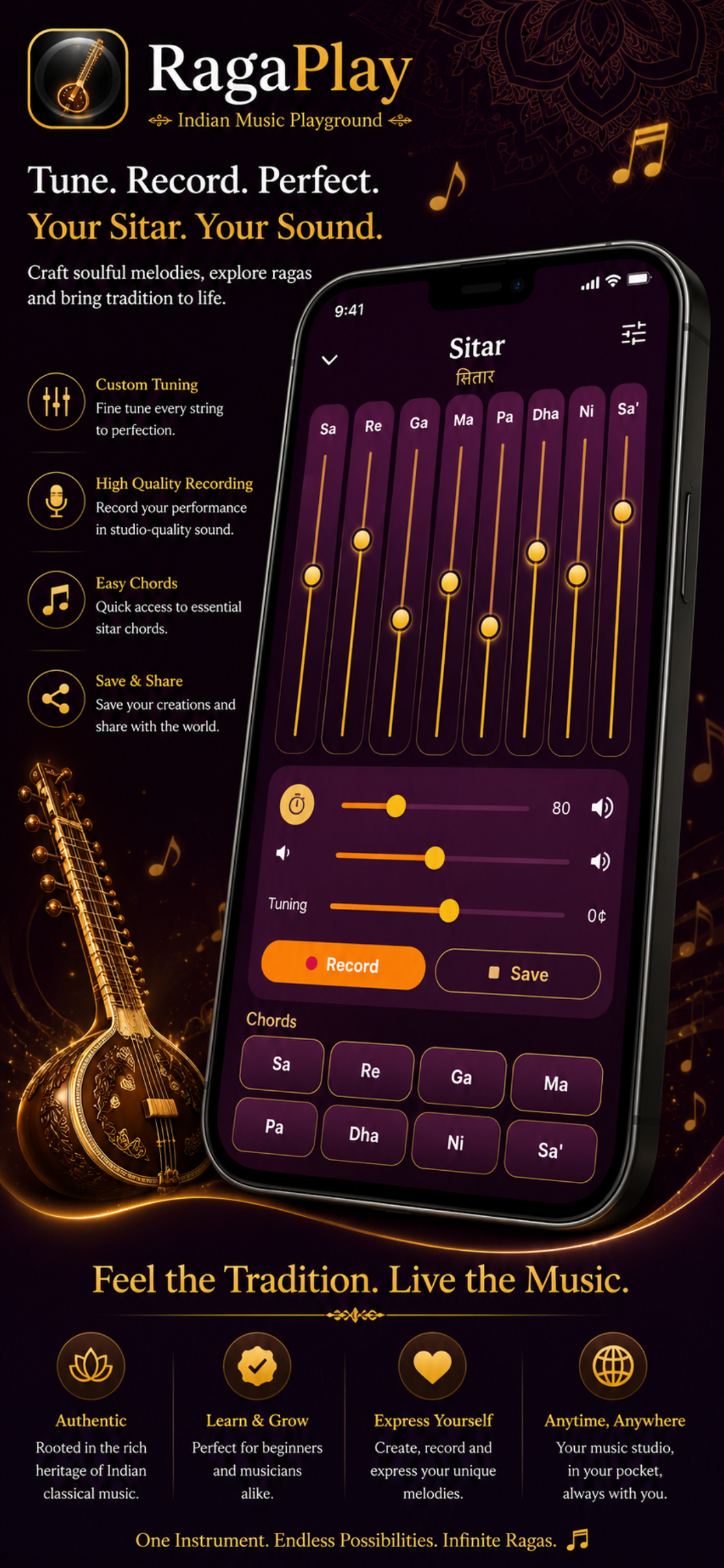 RagaPlay: Indian Instruments screenshot 4