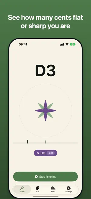 PitchGarden: Chromatic Tuner screenshot 2