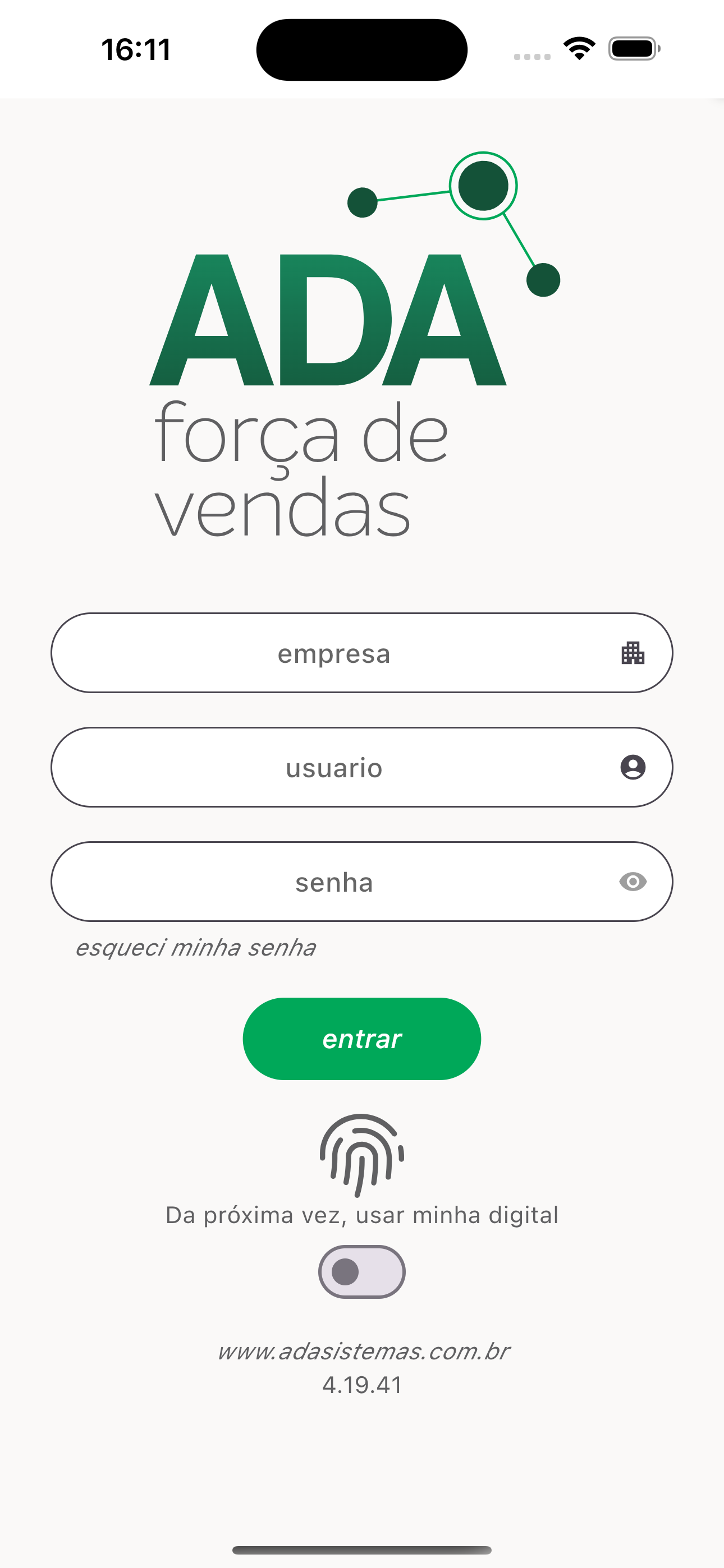 Ada Força de Vendas