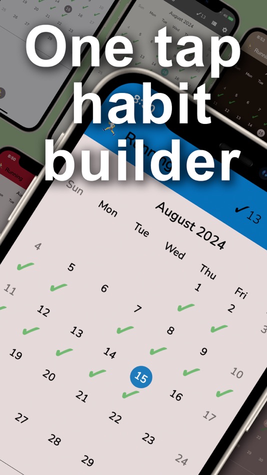 #1. Check Calendar - Habit Builder (iOS) 来自: Kodai Watanabe