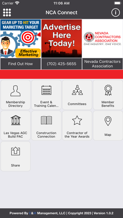 NCA Connect Screenshot