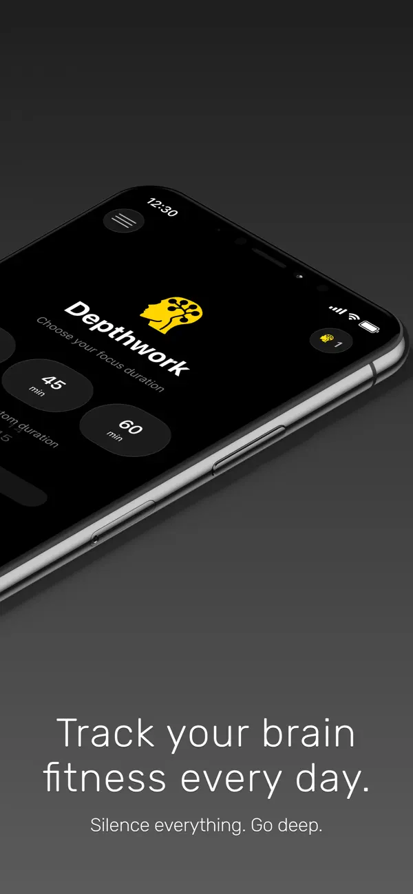 Screenshot #2 pour DepthWork: Deep Focus Timer