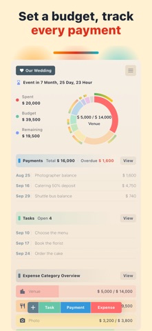 Wedding Planner : EventSum Screenshot 1 of 5