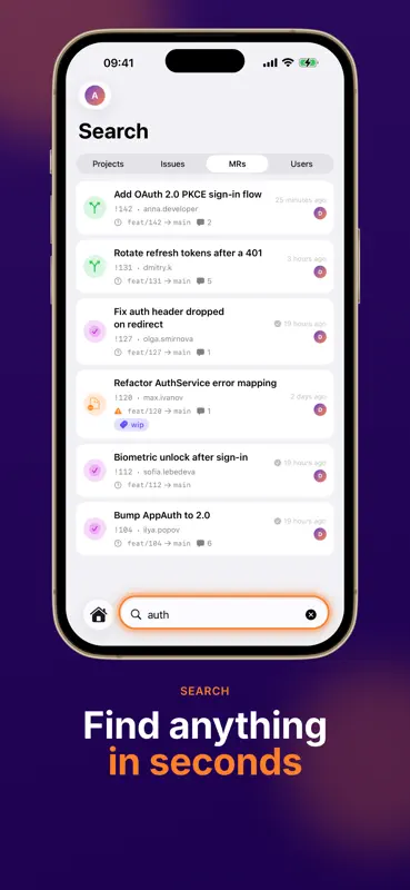 GLab — GitLab クライアント screenshot 7 of 10