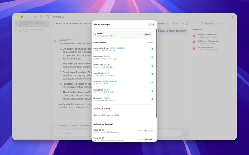 SafeRag SE screenshot
