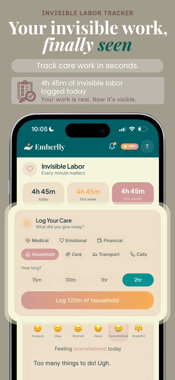 Screenshot #3 pour Emberlly: Caregiver Support