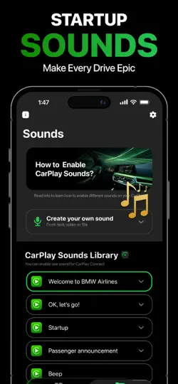 Скриншот CarTheme: Car Widgets & Sounds на iPhone 2
