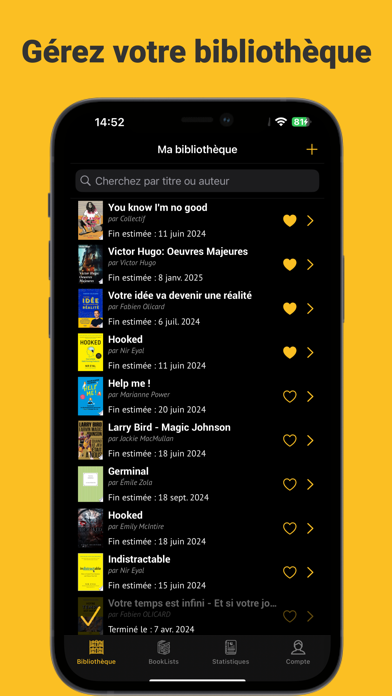 Screenshot #1 pour Read Today - Suivi de lecture