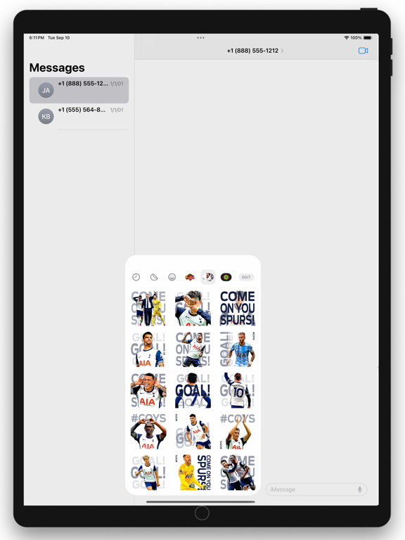 Screenshot #4 pour Football Stickers