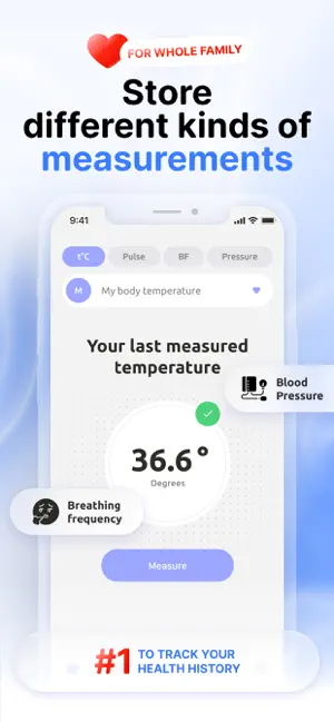 Thermometer - Body Temperature screenshot 1