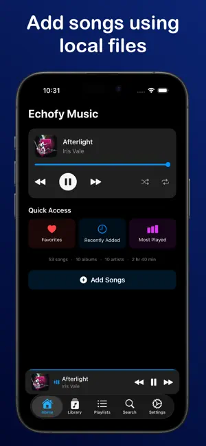 Echofy Music Player screenshot 1