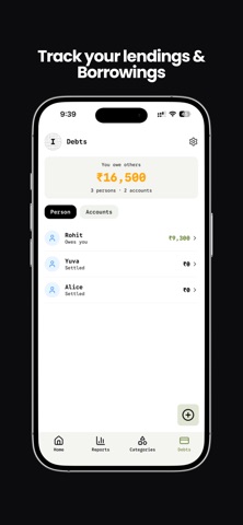 zero: offline expense tracker Screenshot 5 of 8