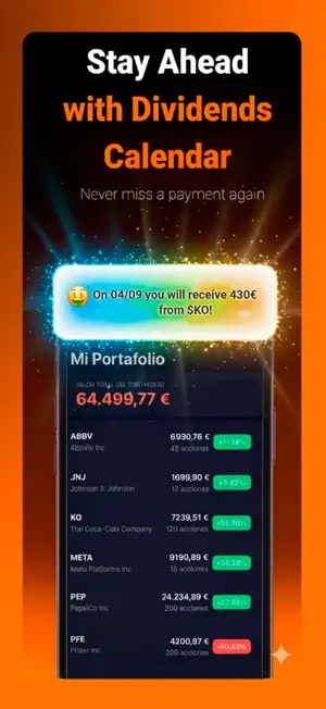Dividends - Portfolio Tracker screenshot 2