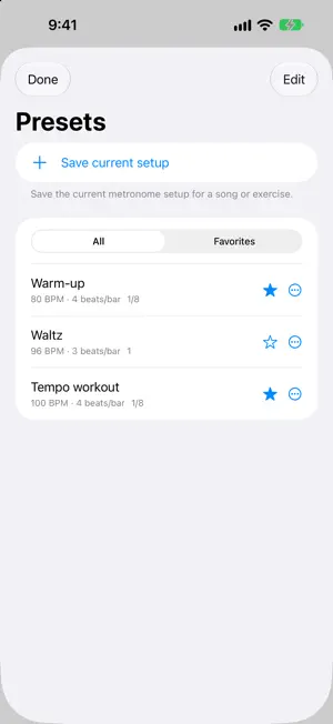 metronome for practice screenshot 3