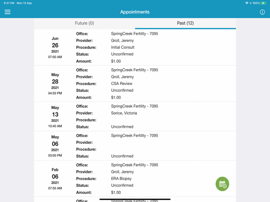 Screenshot #5 pour SpringCreek Fertility
